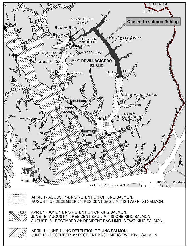 SPORT FISHING REGULATIONS FOR KING SALMON IN SOUTHEAST ALASKA AND THE KETCHIKAN AREA FOR 2020